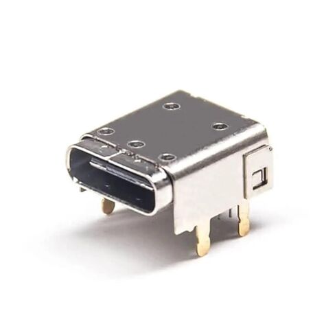 موصل USB من النوع C بزاوية قائمة 24 دبوسًا من خلال الفتحة in Kuwait