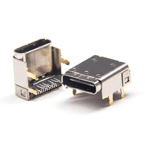 موصل USB من النوع C بزاوية قائمة 24 دبوسًا من خلال الفتحة in Kuwait