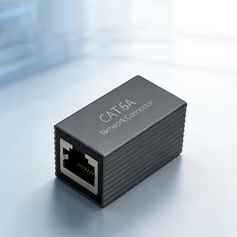 6-PACK RJ45 Extension Coupler Cat6A Network Connector LAN Cable Extender in Saudi Arabia