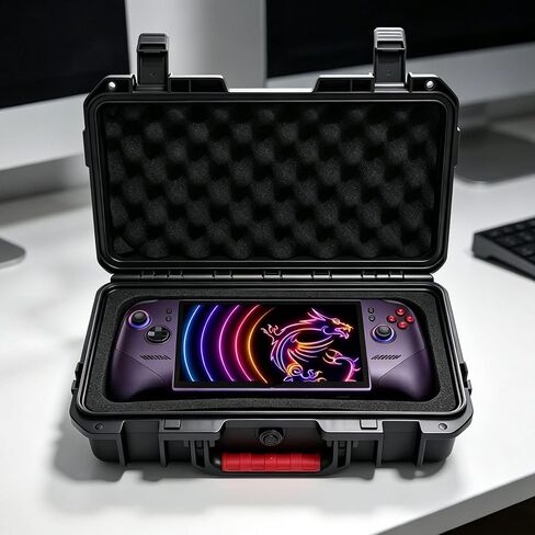 Carrying Case for MSI Claw 8 EX AI+，Waterproof Hard Shell in Saudi Arabia