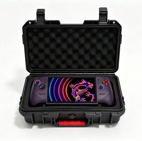 Carrying Case for MSI Claw 8 EX AI+，Waterproof Hard Shell in Saudi Arabia