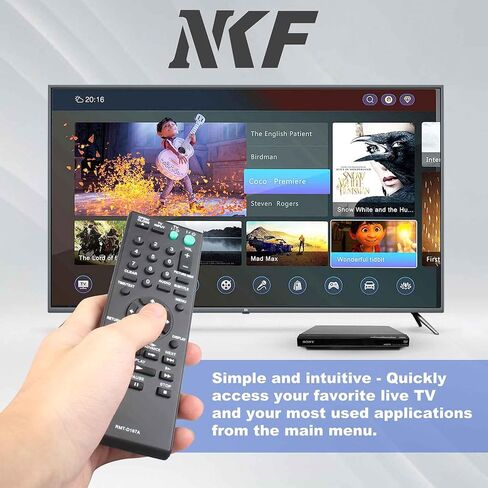 NKF RMT-D197A Remote Control for Sony DVD Players in Saudi Arabia