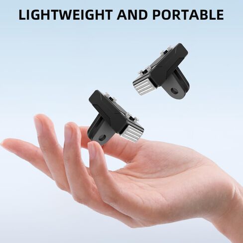 Magnetic Quick Release Mount for Insta360 X5/Ace Pro/Ace Pro 2, Magnetic Adapter Mount for Insta360 Accessories(1 Pack Black) in Saudi Arabia