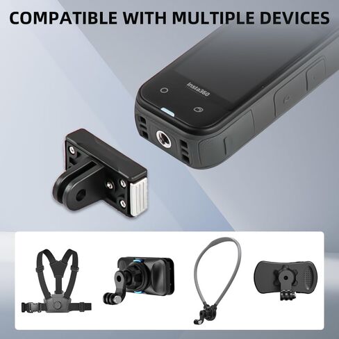 Magnetic Quick Release Mount for Insta360 X5/Ace Pro/Ace Pro 2, Magnetic Adapter Mount for Insta360 Accessories(1 Pack Black) in Saudi Arabia