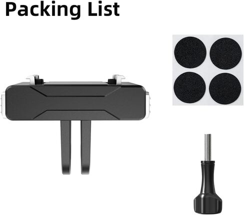 Magnetic Quick Release Mount for Insta360 X5/Ace Pro/Ace Pro 2, Magnetic Adapter Mount for Insta360 Accessories(1 Pack Black) in Saudi Arabia