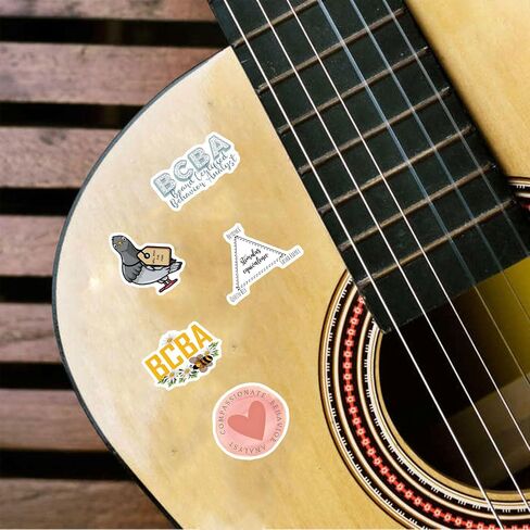 61pcs Bcba Stickers Pack, Aesthetic Cartoon Cute Vinyl Waterproof Decals for Water Bottle,Laptop,Phone,Skateboard,Scrapbooking,Bumper for Party Supply in Saudi Arabia