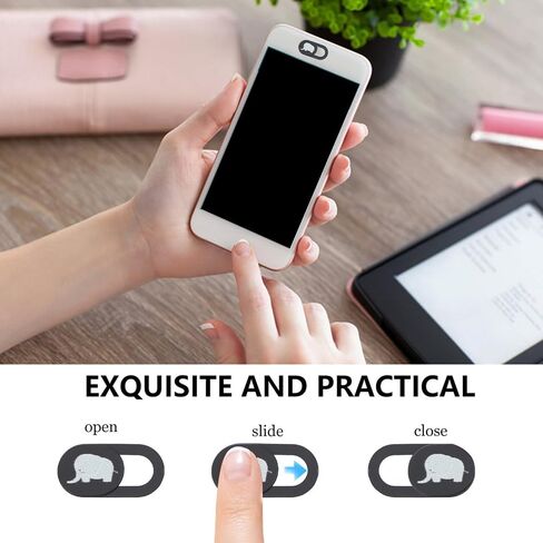 ABS Webcam Cover Privacy 2 Pack Slider for Laptop and Phone in Saudi Arabia