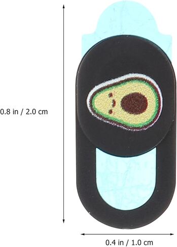 Laptop Camera Cover 2 Pack Black ABS Webcam Privacy Slider in Saudi Arabia