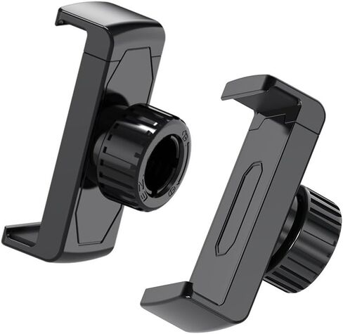 2 Pack Phone Holder Mount Clamp Replacement with 17mm Ball Head Joint Socket Phone Clip Bracket for Selfie Ring Light Tripod Stand Air Vent Car Phone Holder Gooseneck Phone Holders in Saudi Arabia