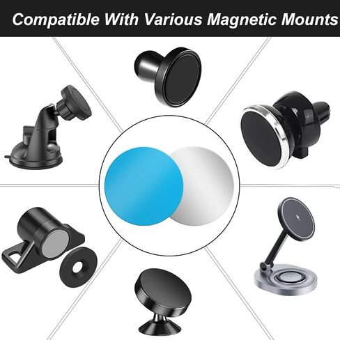 30 Pcs Adhesive Metal Plates for Magnetic Mount,Adhesive Metal Plate in Saudi Arabia
