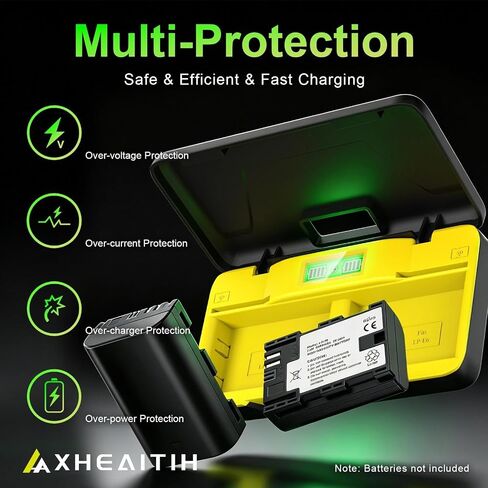 LP-E6 20W PD 2h Dual Slot Camera Charger Fast Charging for Canon in Saudi Arabia