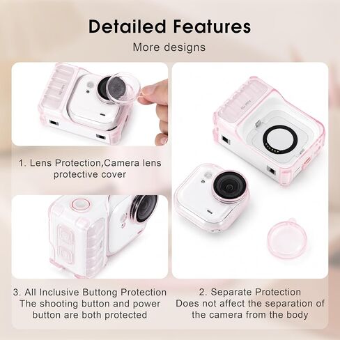STARTRC VCR Protective Cover Case for Insta 360 Go Ultra Accessories in Saudi Arabia