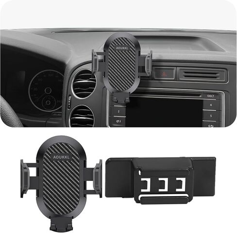 Car Phone Holder Fits for Volkswagen Jetta 2019-2025 and VW Jetta GLI 2019-2025 Accessories,Thick Cases Friendly,Cell Phone Mount for 4-7 in Phones,360 Degree Rotation,Easy to Install in Saudi Arabia