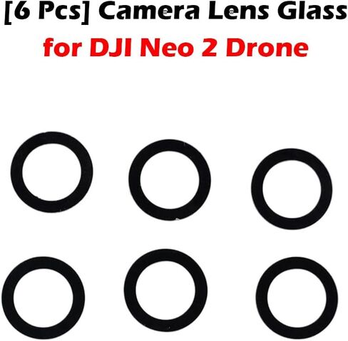 Original [6 PCS] Camera Lens Glass for DJI Neo 2 Drone Replacement Accessory Gimbal Camera Glass for Neo 2 UAV Repair Parts in Saudi Arabia