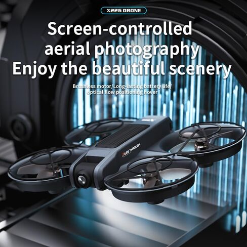FPV Drone with 4.5" Screen Remote Control, Dual Lens Adults Quadcopter in Saudi Arabia