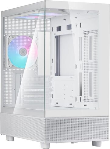 Silverstone Technology Lucid Series SST-LD04-W-ARGB Panoramic Micro ATX Case with Considerable 270° Field of View in Saudi Arabia