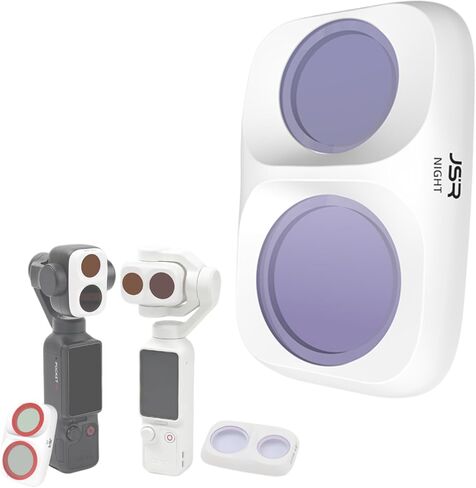 Lens Filter for DJI Osmo Pocket 4P,UV CPL Filter Set Accessories Lens 1/4 Black Soft for DJI Osmo Pocket 4 Pro (VND2-5) in Saudi Arabia
