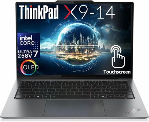 Lenovo ThinkPad X9 Aura Edition 14" WQXGA 2.8K OLED Touchscreen Business Laptop, Intel Core Ultra 7 258V Processor, 32GB DDR5 RAM, 1TB SSD PCIe , WiFi 7, Backlit KB, FHD Webcam, Win 11 Pro - Black in Saudi Arabia