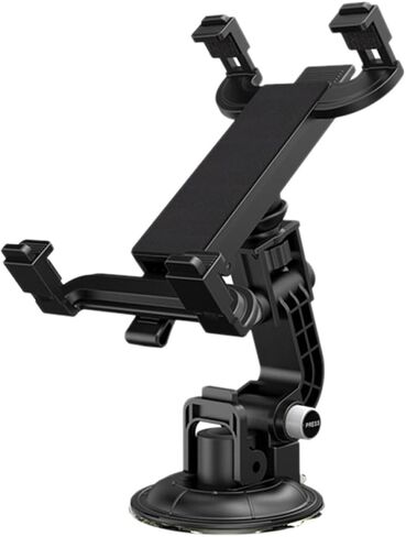 Angoily Car Tablet Bracket with 360 Degree Rotation ABS Black in Saudi Arabia