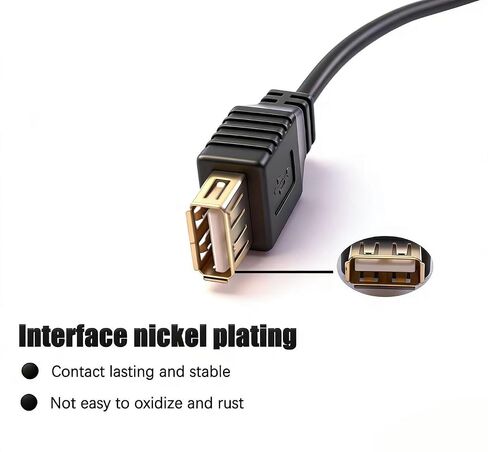 PC Female USB Converter Adapter Cable Cord Compatible with Original Xbox Console Gen.1 Console（0.7 M） in Saudi Arabia