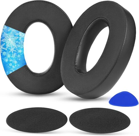 HD620S Cooling Gel Earpads Kits Compatible with Sennheiser HD620S HD 620S HD620 Headset Ear Pads Replacement Ear Cushions Memory Foam Black in Saudi Arabia