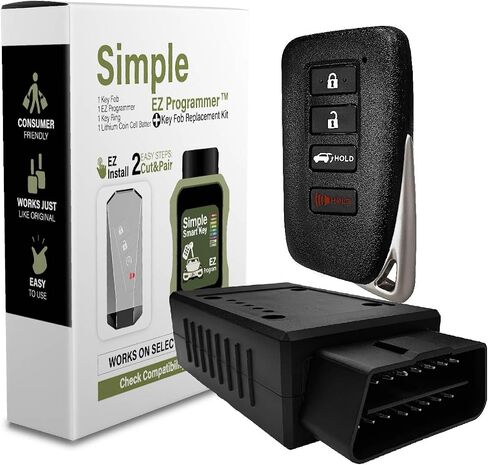 Smart Key Fob Replacement for 2015 2016 2017 2018 2019 2020 Lexus Late-LX570 NX200t NX300 NX300h 281451-2110 HYQ14FBA Keyless Entry 4 Buttons 315MHz in Saudi Arabia