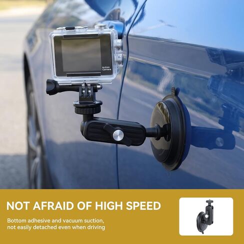 UTEBIT 2 in 1 Suction Cup and Magnetic Camera Mount Stand for Insta360 X5 in Saudi Arabia