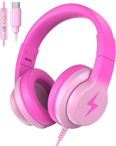 Candy Bila USB C Kids Headphones with Mic for School Travel Boys,Girls in Saudi Arabia