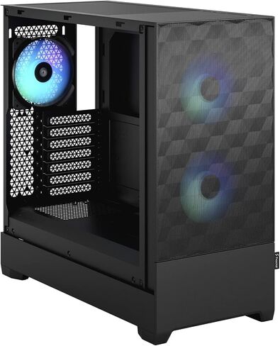 Fractal Design Pop Air RGB Black TG Clear Tint Middle Tower PC Case FD-C-POR1A-06 CS8069 in Saudi Arabia