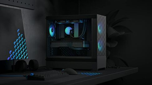 Fractal Design Pop Air RGB Black TG Clear Tint Middle Tower PC Case FD-C-POR1A-06 CS8069 in Saudi Arabia