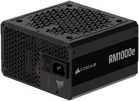 Corsair Case Power Supply Combo - AIR 5400 LX-R RGB iCUE Link Triple Chamber Mid-Tower Computer Case Bundle with RMe Series RM1000e 1000 W ATX 3.1 Compatible Cybenetics Gold Full Modular Power Supply in Saudi Arabia