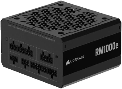 Corsair Case Power Supply Combo - AIR 5400 LX-R RGB iCUE Link Triple Chamber Mid-Tower Computer Case Bundle with RMe Series RM1000e 1000 W ATX 3.1 Compatible Cybenetics Gold Full Modular Power Supply in Saudi Arabia