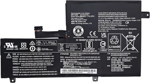 L15M3PB1 L15L3PB1 Laptop Battery Compatible with Lenovo Flex 11 Chromebook S330 C330 N22 N22-20 N23 N42 N42-20 300E Chromebook Series 5B10K88047 5B10K88048 5B10K88049 SB18C15129-11.1V 45Wh in Kuwait