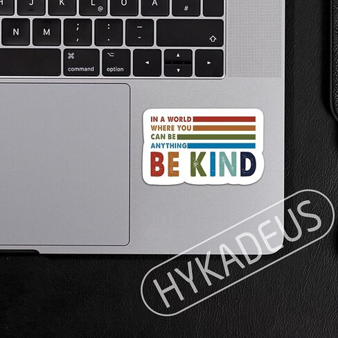 (3Pcs) in A World Where You Can Be Anything Be Kind Sticker in Saudi Arabia
