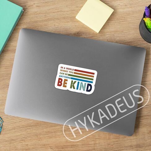 (3Pcs) in A World Where You Can Be Anything Be Kind Sticker in Saudi Arabia