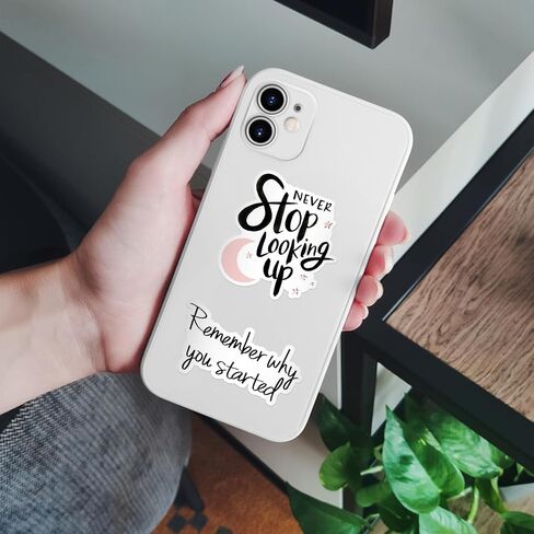 60+PCS Inspirational Stickers Motivational Vinyl Stickers for Journaling, Laptops, Scrapbooks, Journals, Vision Boards, and Craft Projects – Positive Affirmation for Teens, Kids, Teachers in Kuwait
