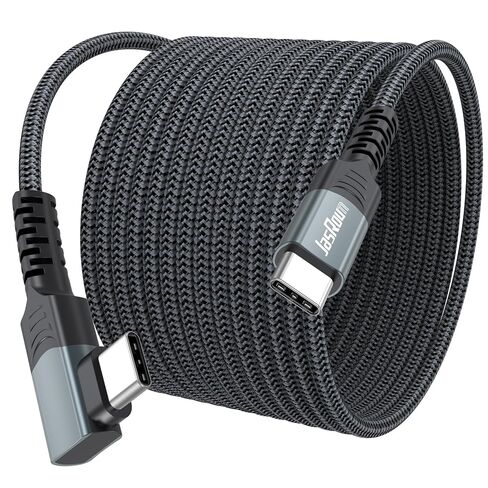 15FT USB C Cable Right Angle, 60W Fast Charging Long USB C 90 Degree Cord in Saudi Arabia
