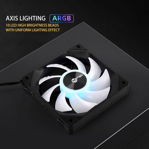 C30PRO MATX Compact PC Case + KL120 Wild ARGB Daisy-Chain Fan 3-Pack Bundle in Saudi Arabia