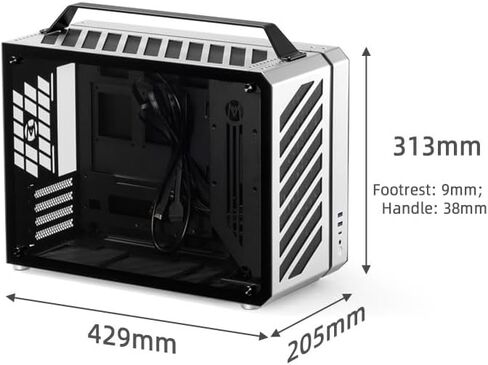 C30PRO MATX Compact PC Case + KL120 Wild ARGB Daisy-Chain Fan 3-Pack Bundle in Saudi Arabia