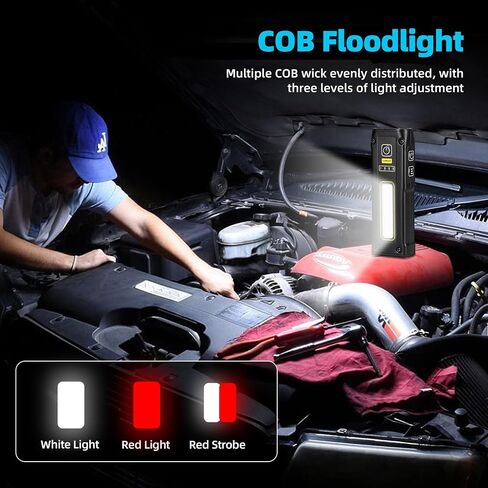 DARKBEAM UV Flashlight 365+395nm Blacklight Flat EDC Flashlights Woods Lamp in Saudi Arabia