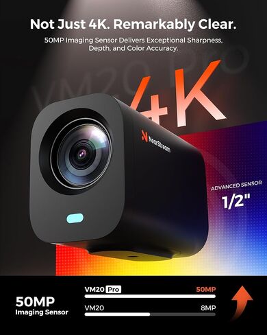 NearStream VM20 Pro 4K Streaming Camera, 10X Optical Zoom, USB-C/RJ45/HDMI in Saudi Arabia