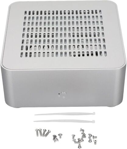 Aluminum Mini ITX Computer Case, Compact HTPC Chassis, Horizontal Desktop Enclosure with Multiple Expansion Holes for Home Media and Terminal Assembly in Saudi Arabia