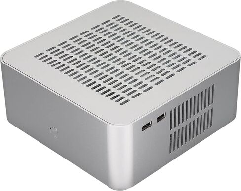 Aluminum Mini ITX Computer Case, Compact HTPC Chassis, Horizontal Desktop Enclosure with Multiple Expansion Holes for Home Media and Terminal Assembly in Saudi Arabia