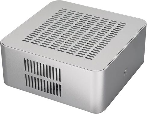 Aluminum Mini ITX Computer Case, Compact HTPC Chassis, Horizontal Desktop Enclosure with Multiple Expansion Holes for Home Media and Terminal Assembly in Saudi Arabia