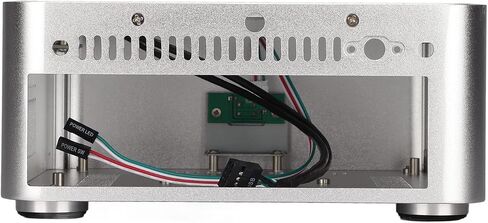 Aluminum Mini ITX Computer Case, Compact HTPC Chassis, Horizontal Desktop Enclosure with Multiple Expansion Holes for Home Media and Terminal Assembly in Saudi Arabia