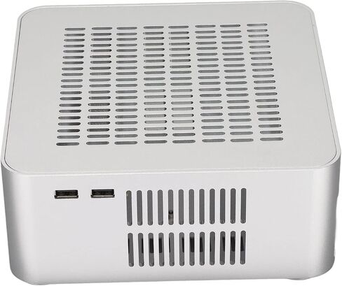 Aluminum Mini ITX Computer Case, Compact HTPC Chassis, Horizontal Desktop Enclosure with Multiple Expansion Holes for Home Media and Terminal Assembly in Saudi Arabia