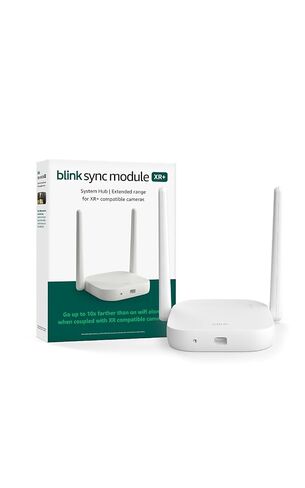 Blink Sync Module XR+ (newest model) — System Hub for Blink devices with extended range for Outdoor 4, 10x security coverage powered by Blink's proprietary XR technology in Saudi Arabia