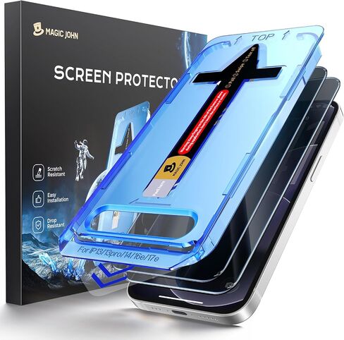 MAGIC JOHN Privacy for iPhone 17e Screen Protector Tempered Glass Anti-peek in Saudi Arabia