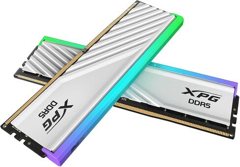XPG AX5U6000C4816G-DTLABRWH-I Computer Memory, Lancer Blade RGB White, 16GB x 2, 6000MHz in Saudi Arabia