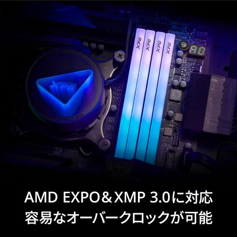 XPG AX5U6000C4816G-DTLABRWH-I Computer Memory, Lancer Blade RGB White, 16GB x 2, 6000MHz in Saudi Arabia